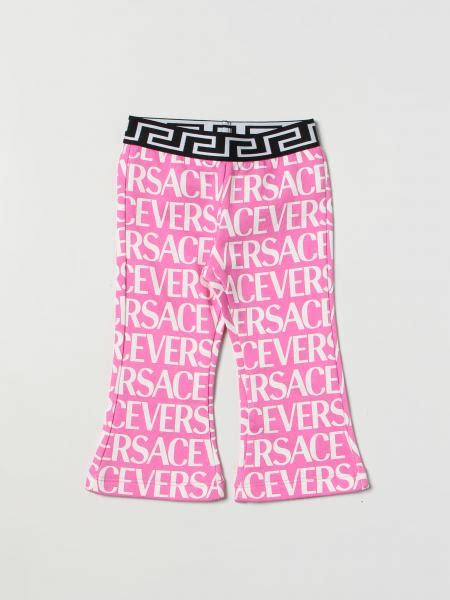 young versace pink belt|Versace baby pants.